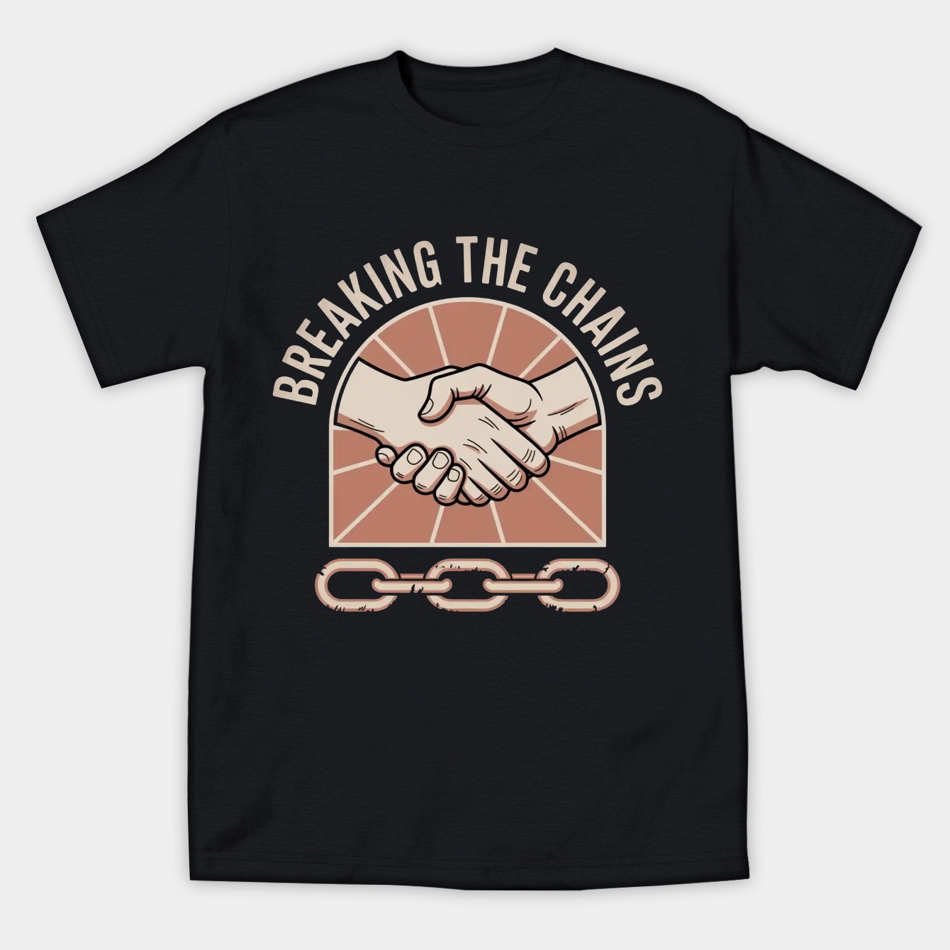 Breaking the Chains Handshake Women's Athletic Performance T-Shirt