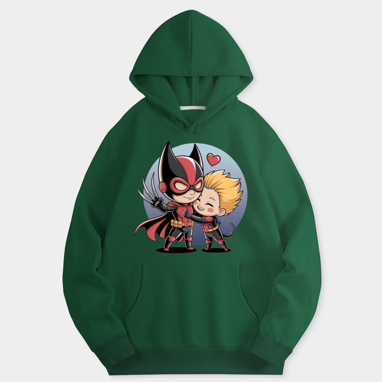 Mini Deadpool and Friend Wolverine Women's Hoodie