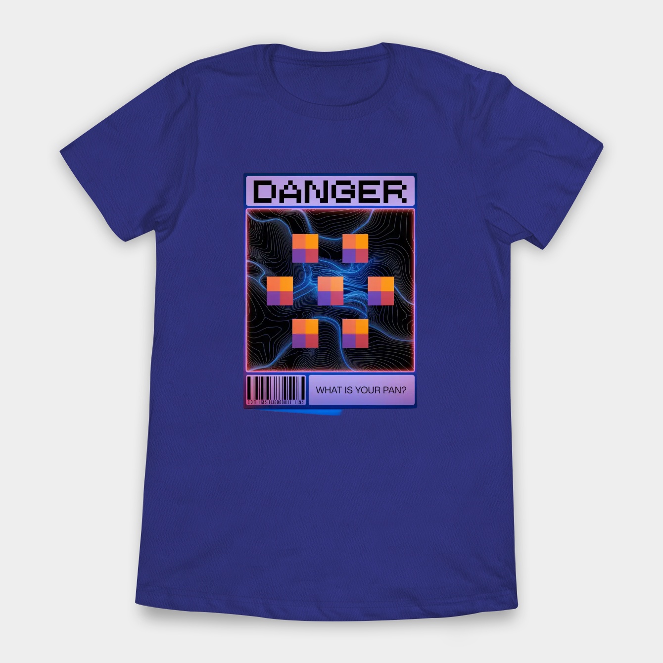 Minecraft Danger Map Design Women's T-Shirt