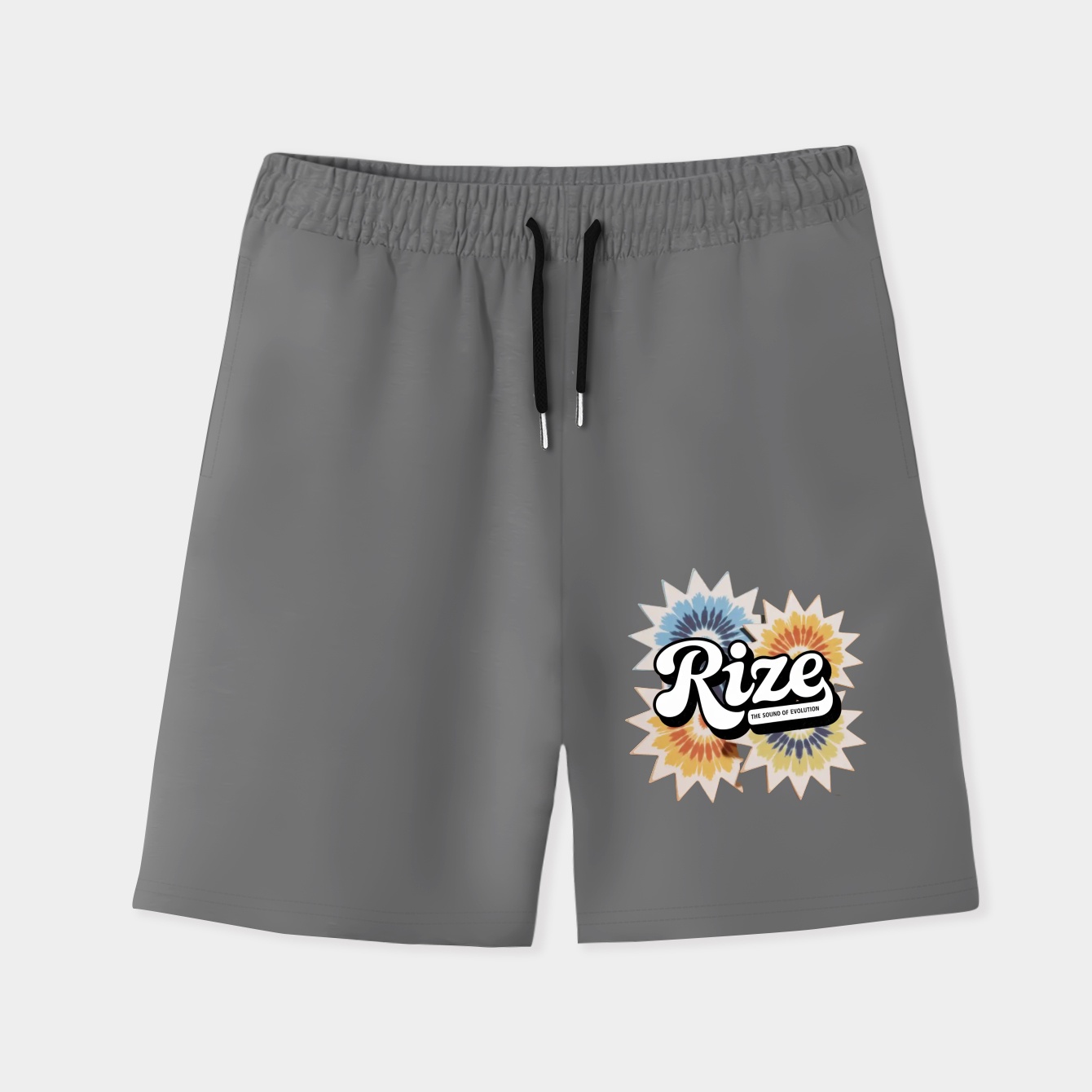 Riize Retro Tie-Dye Evolution Men's Quick-Dry Athletic Shorts