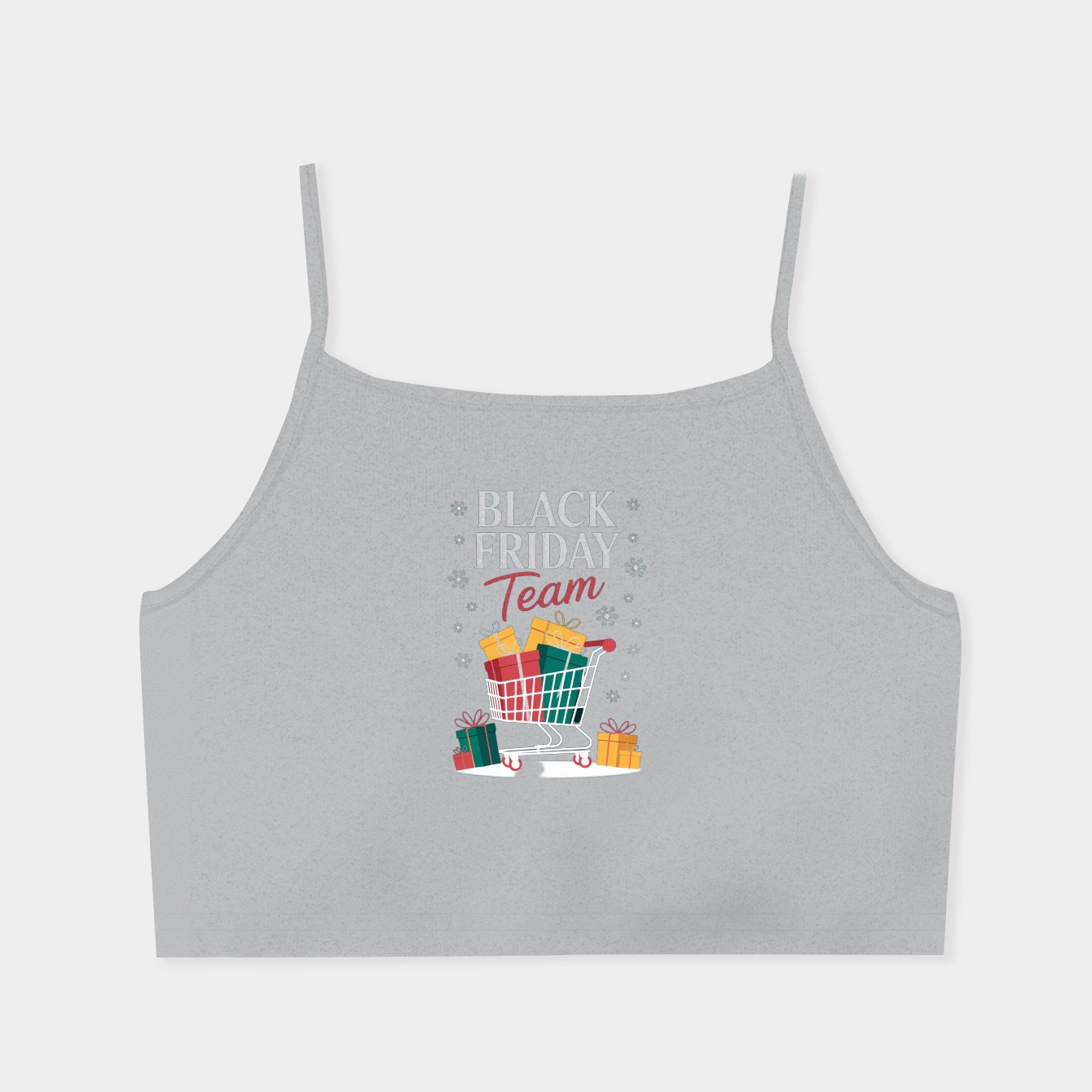 Black Friday Team Daughter Shopping Christmas Matching Family Women's  Spaghetti Strap Tank Top
