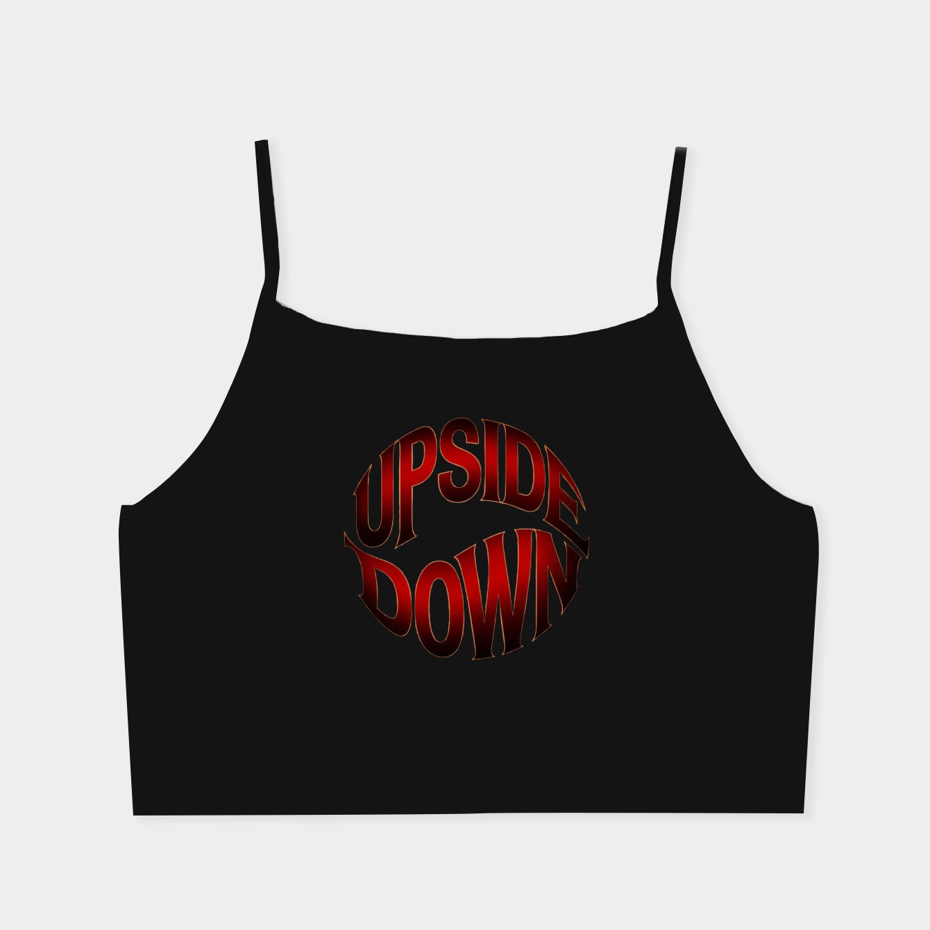 UPSIDE DOWN V2 Women's  Spaghetti Strap Tank Top
