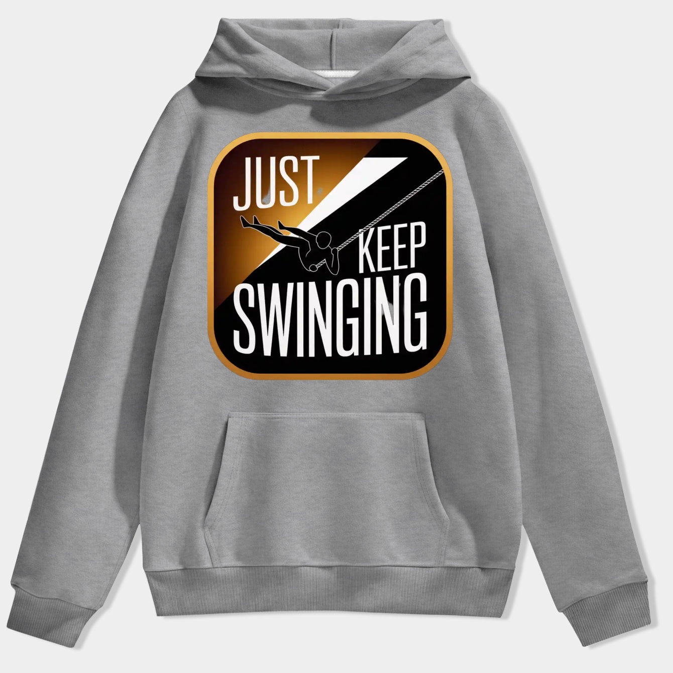 Just Keep Swinging Men's Hoodie