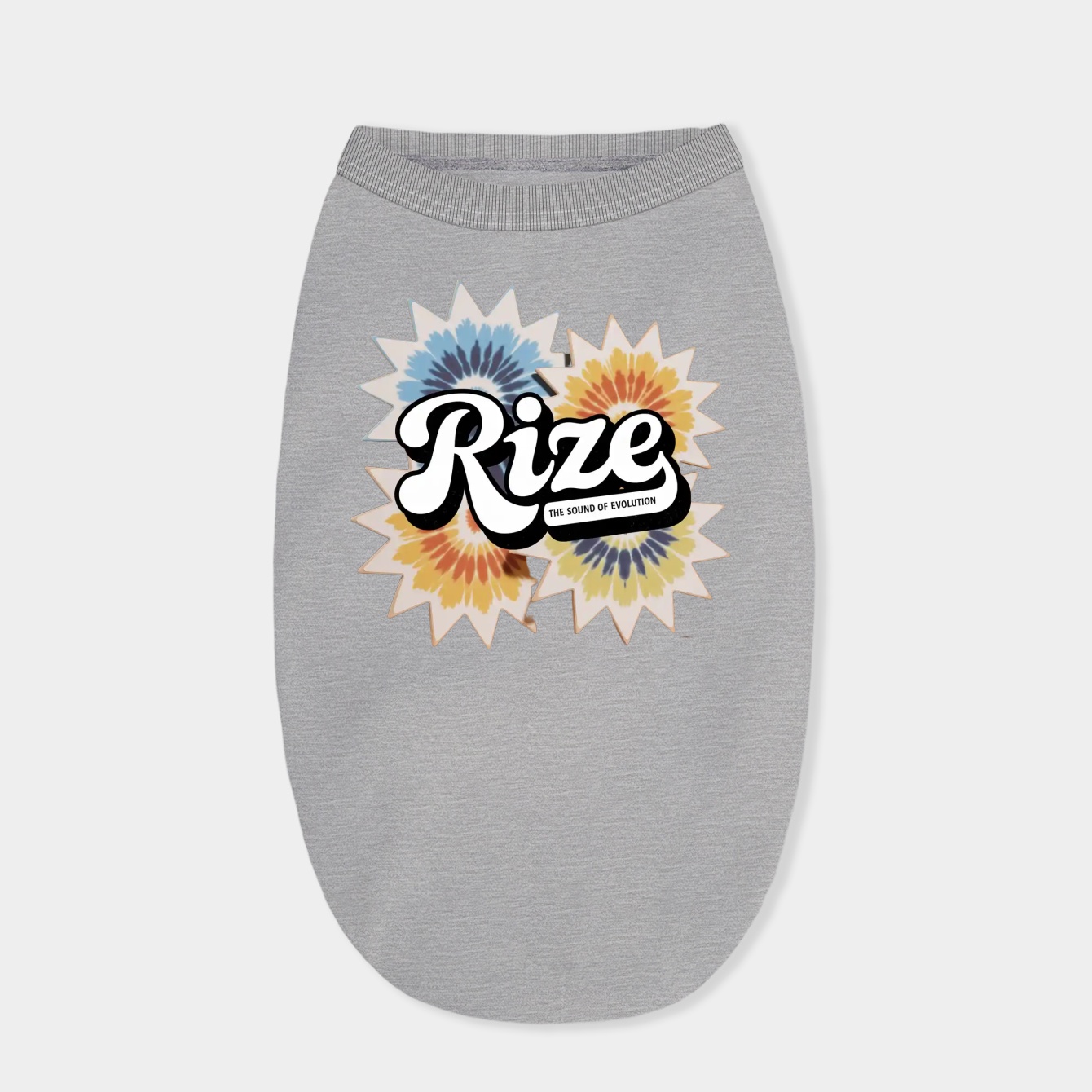 Riize Retro Tie-Dye Evolution Dog Shirt