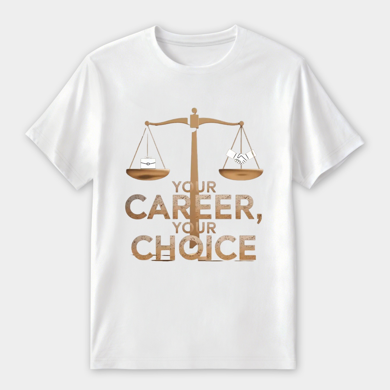 Career Balance Retro Justice Scales Women's Premium Soft T-Shirt