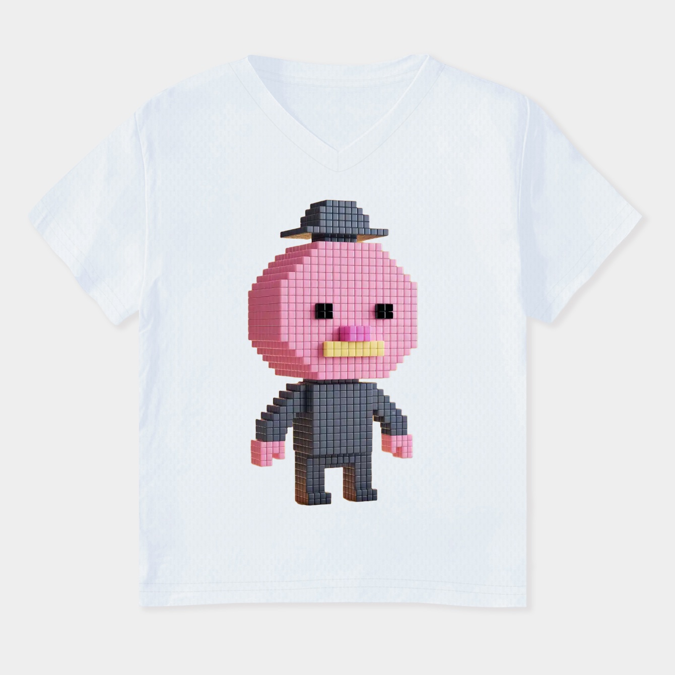 pixel art Regular Show Women's Plus Size V-Neck T-Shirt