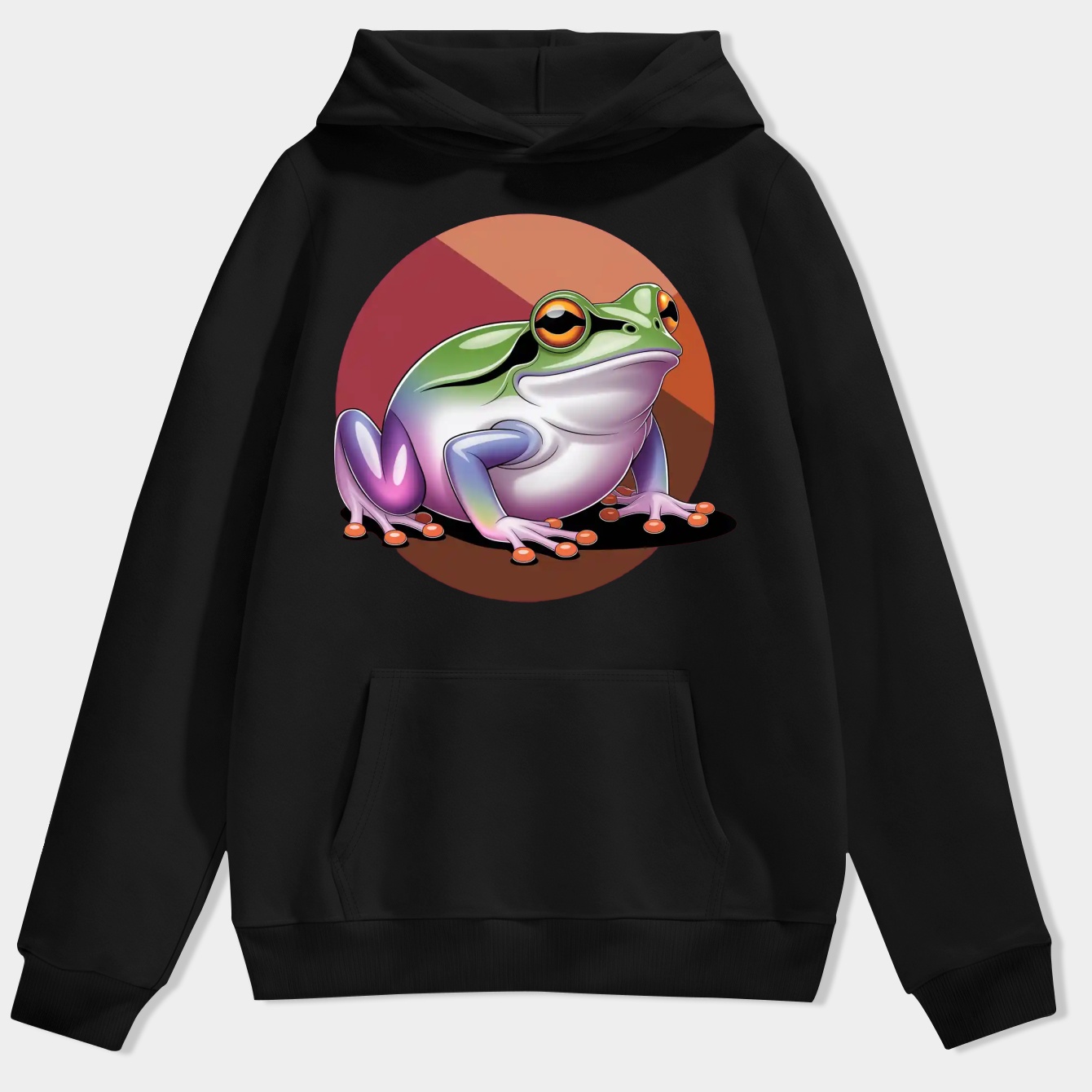 cute frog butt Men's Hoodie