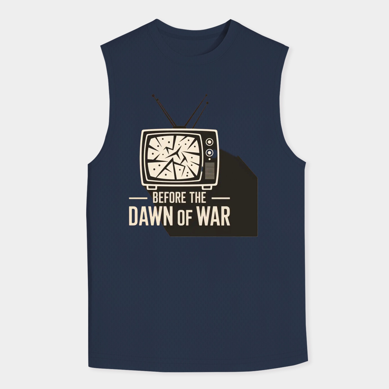 Shattered Static Before War Men's Big & Tall Tank Top