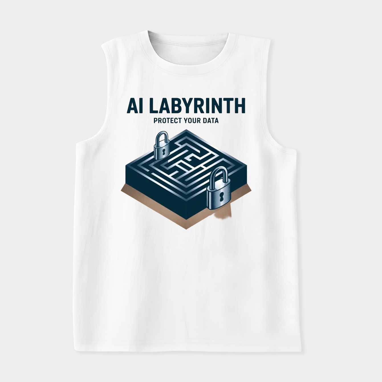 AI Labyrinth: Protect Your Data Women's Soft Tank Top