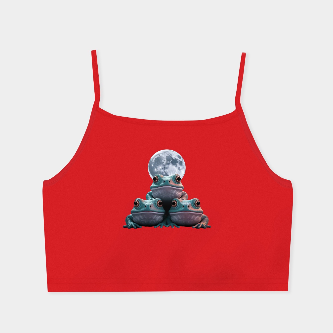 3 Toad Moon Women's  Spaghetti Strap Tank Top