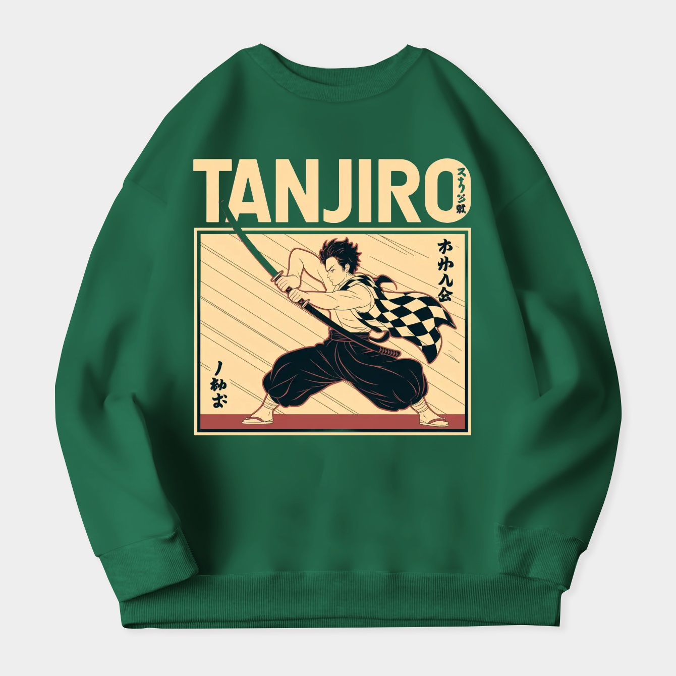 Tanjiro’s Water Breathing Drip Women's Plus Size Sweatshirt