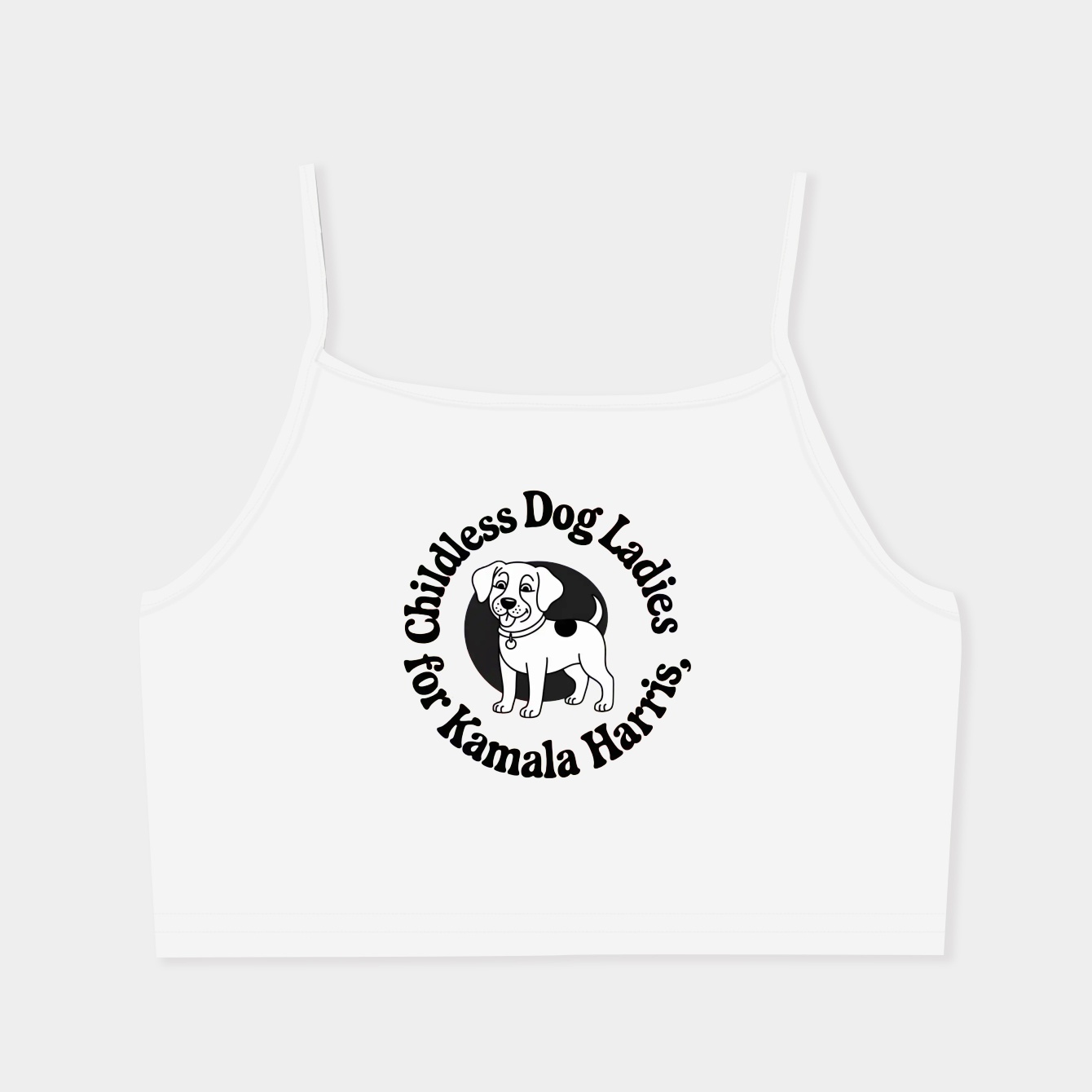 Childless Dog Ladies for Kamala Harris Women's Spaghetti Strap Tank Top