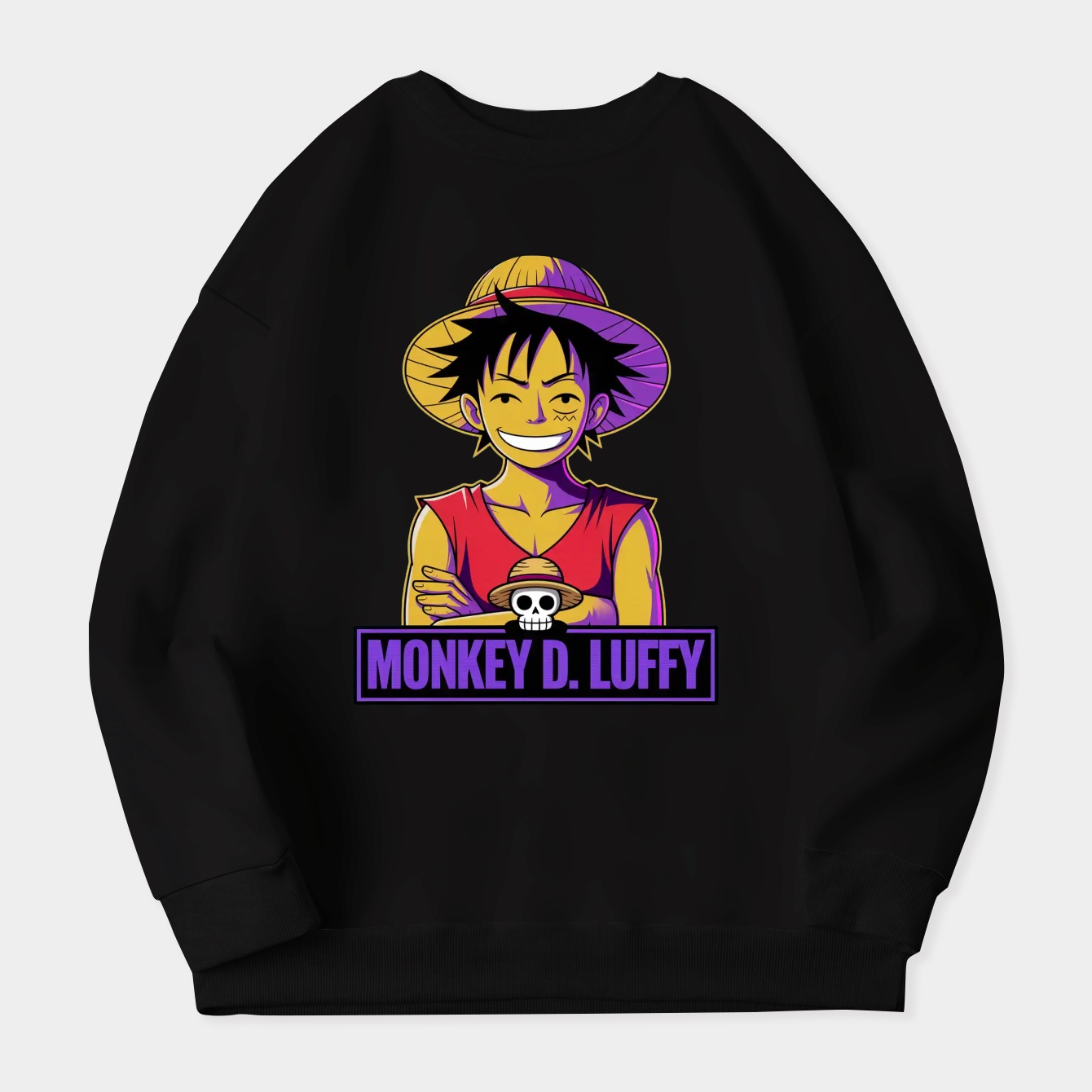WPAP Monkey D Luffy Women's Crewneck Sweatshirt