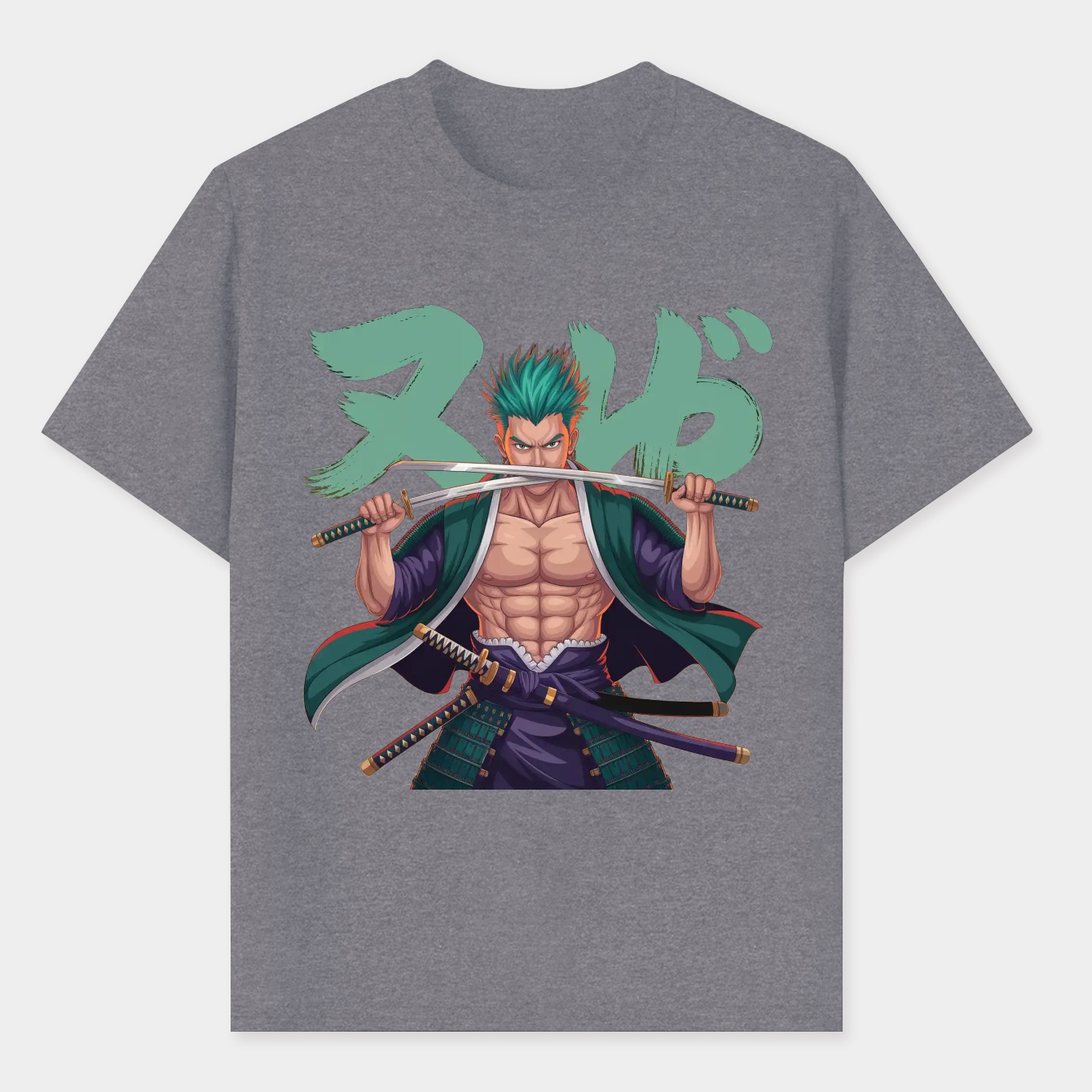 zoro swordsman anime style Men's T-Shirt