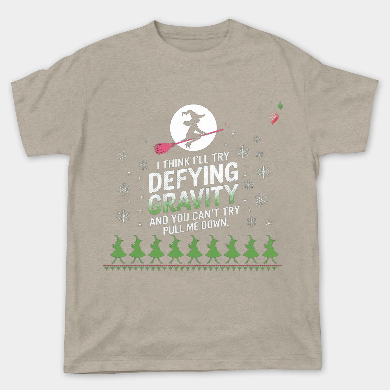 Defying Gravity Ugly Christmas