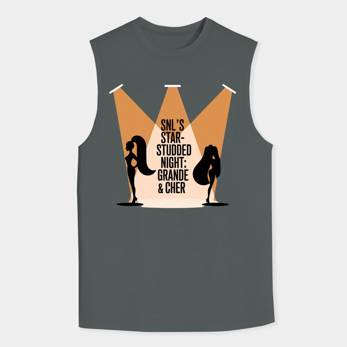 SNL Icons: Grande & Cher Night Men's Big & Tall Tank Top
