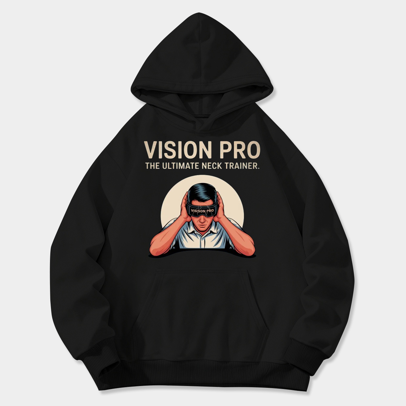 Vision Pro: Ultimate Neck Trainer Women's Plus Size Hoodie