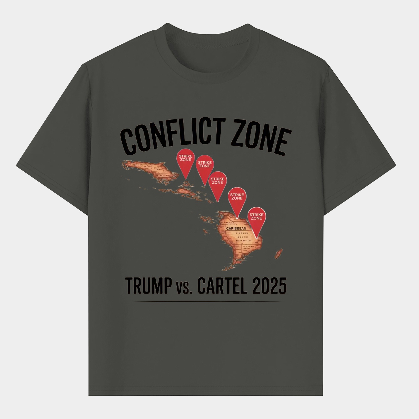 Conflict Zone: Caribbean Showdown 2025 Men's T-Shirt