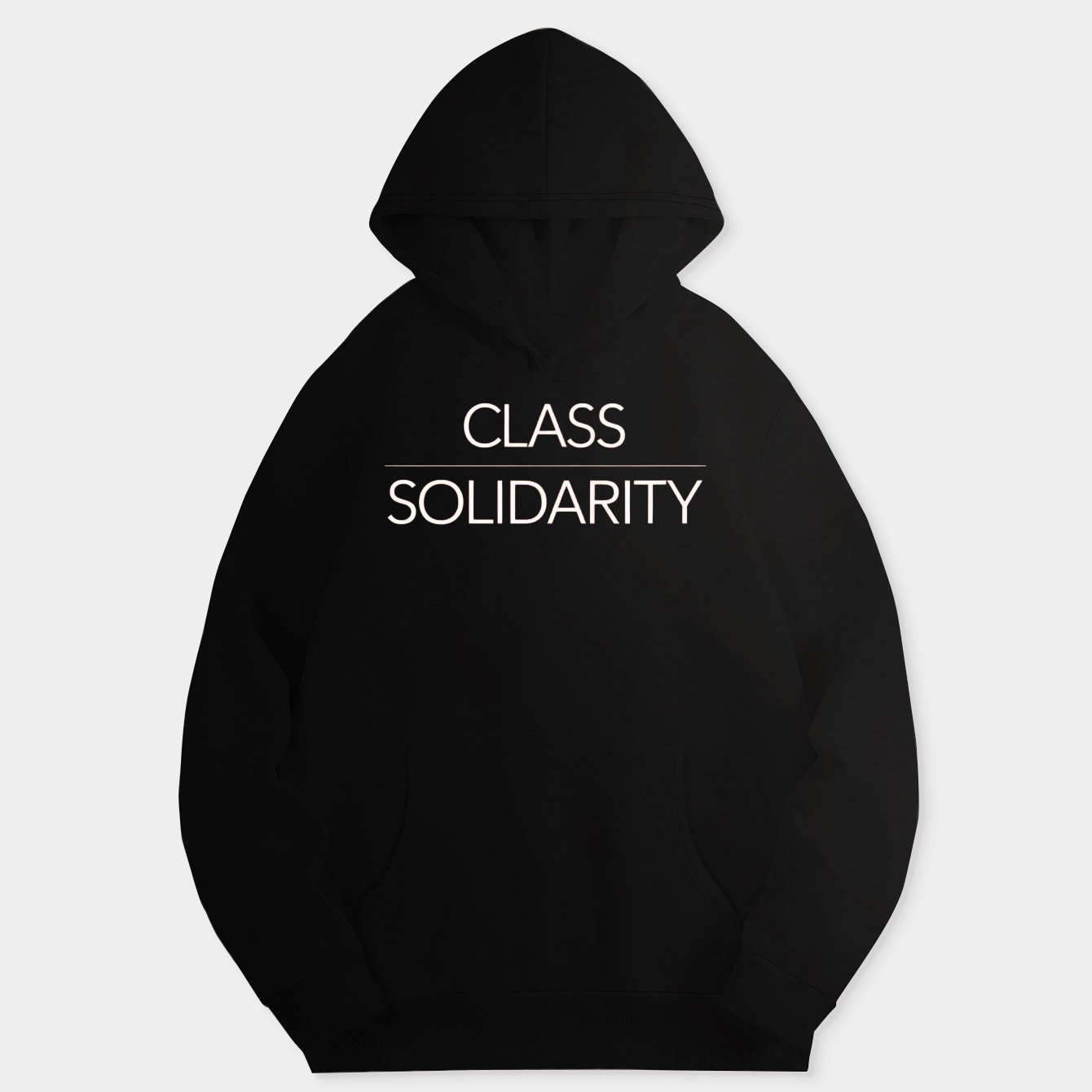 Class Solidarity Black Women's Hoodie