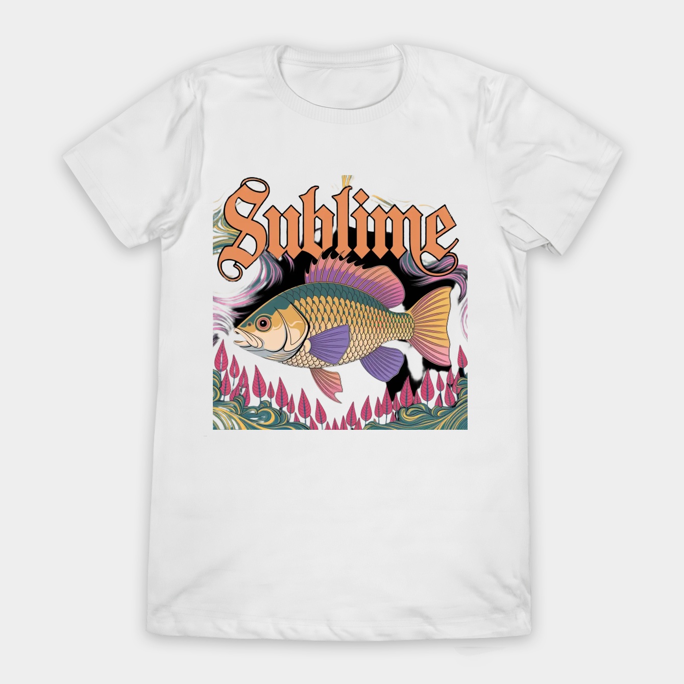 Sublime Psychedelic Fish Women's T-Shirt