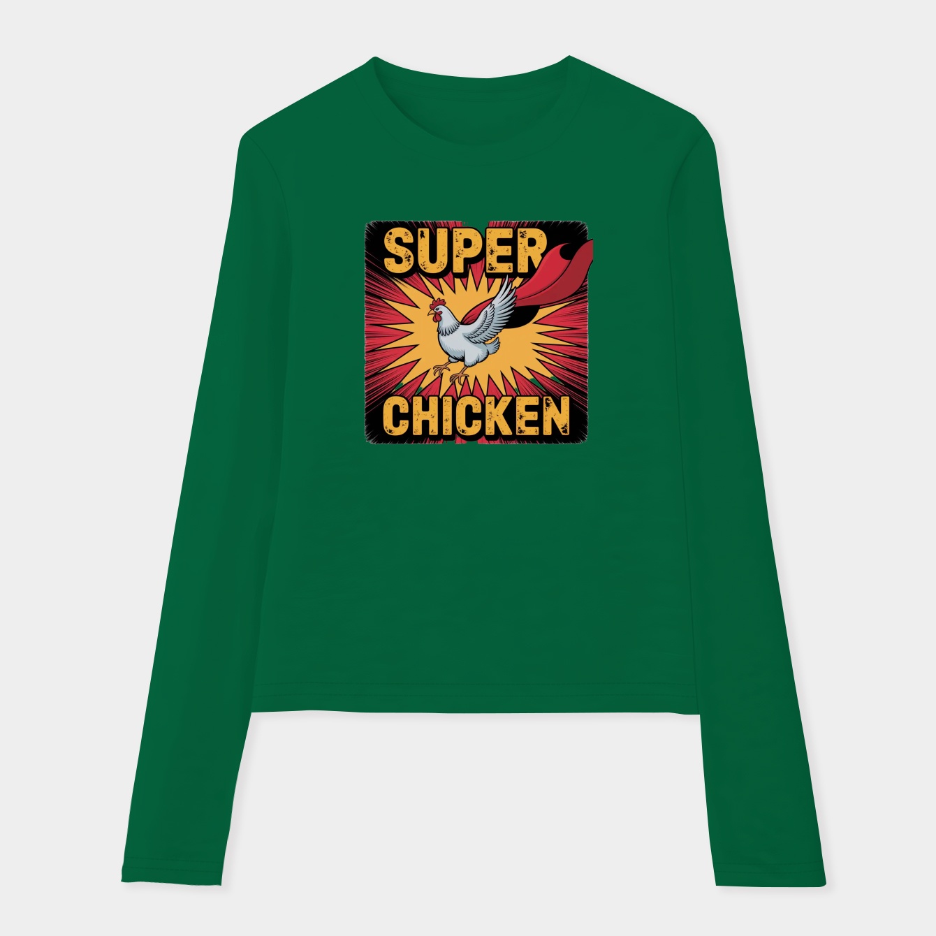 Super Chicken Women's Soft Long Sleeve T-Shirt