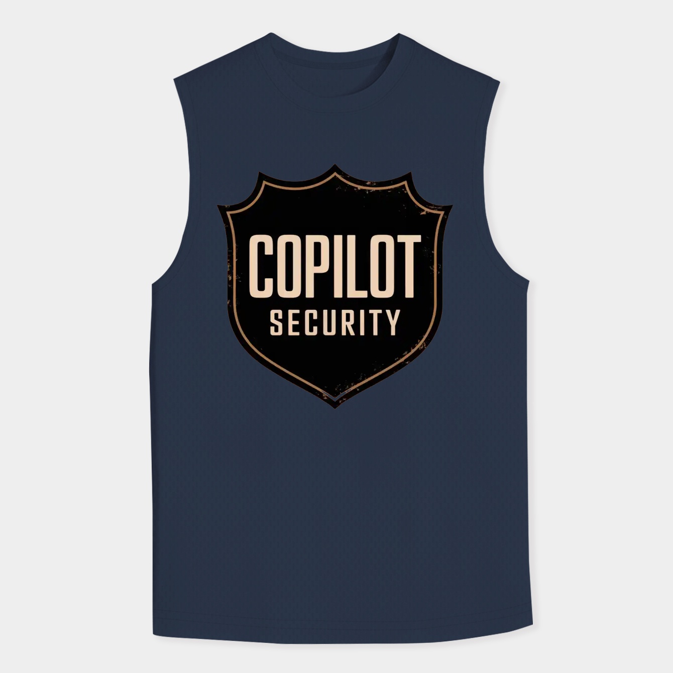 Copilot Security Vintage Shield Men's Big & Tall Tank Top
