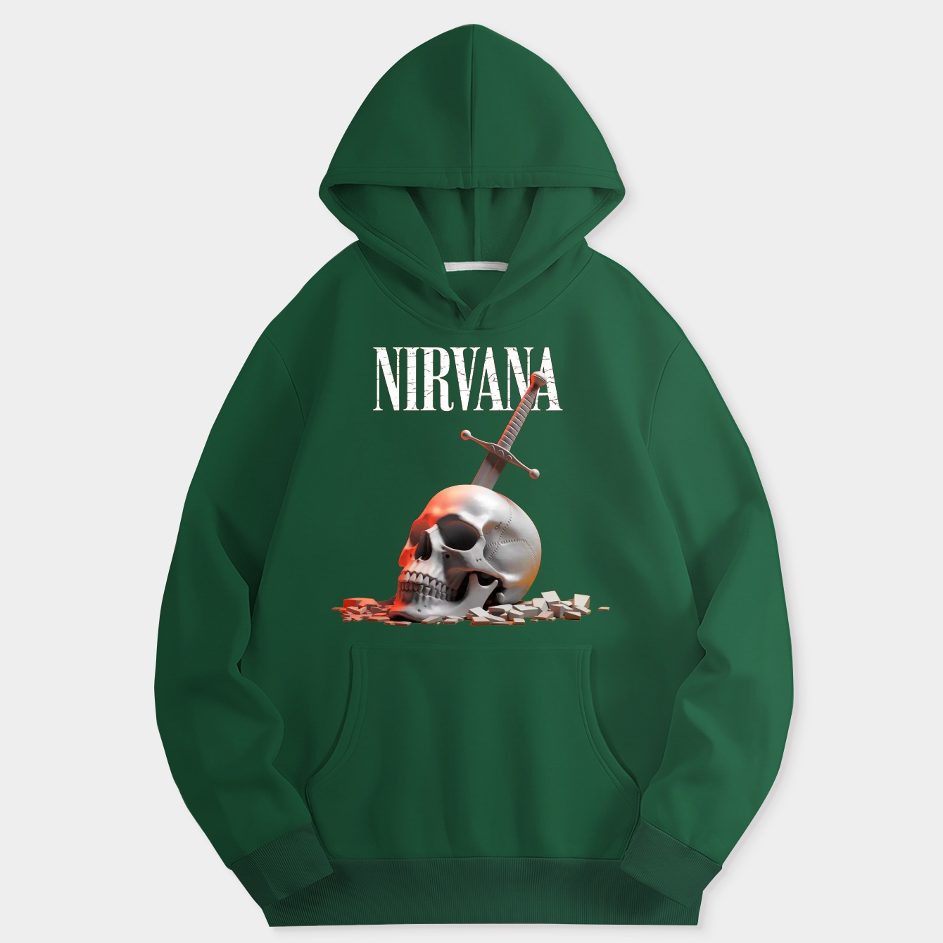 Nirvana Skull Sword Women's Hoodie