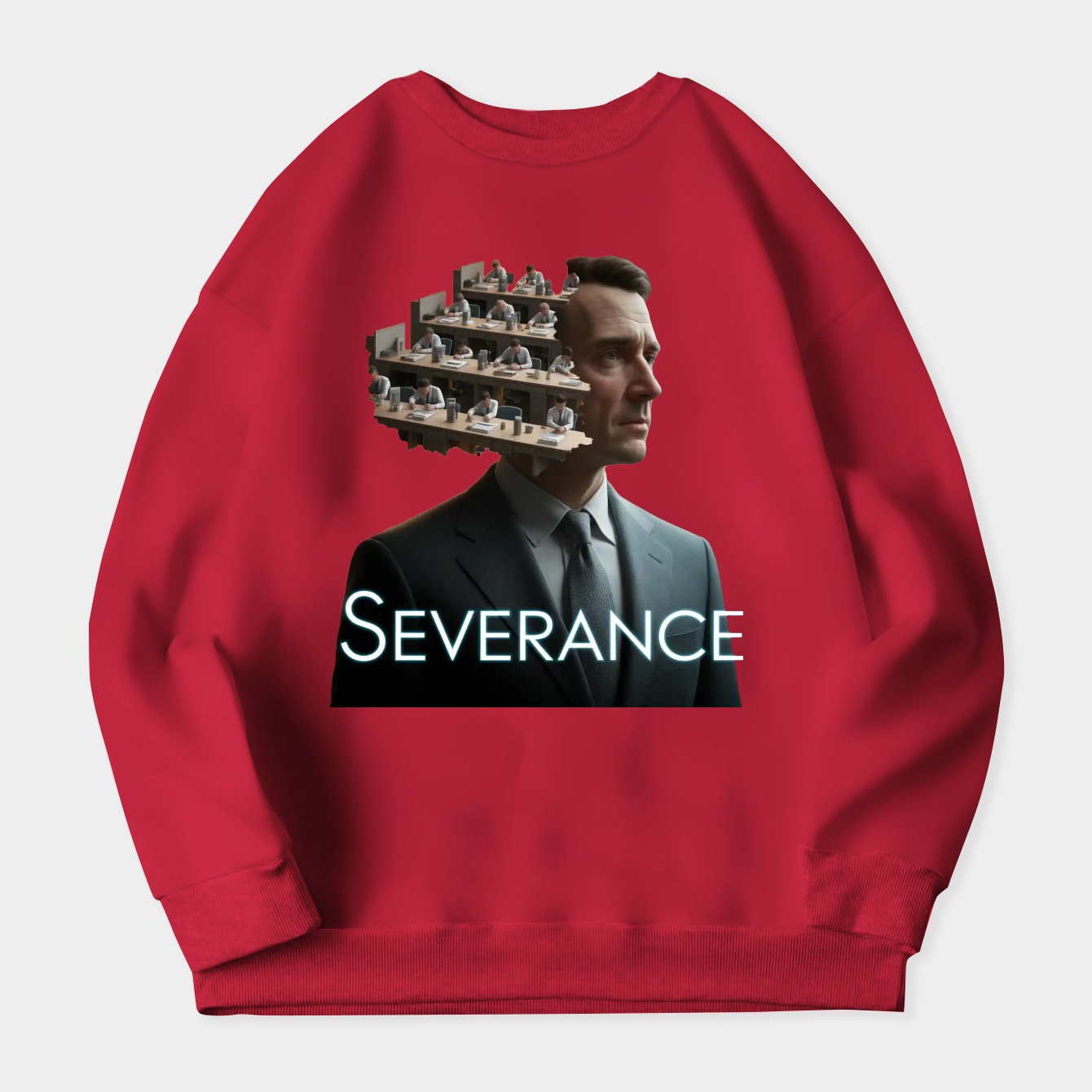 severance mind division concept Women's Plus Size Sweatshirt