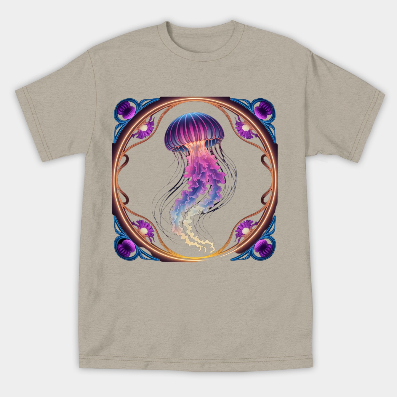 Jellyfish 4 Women's Athletic Performance T-Shirt