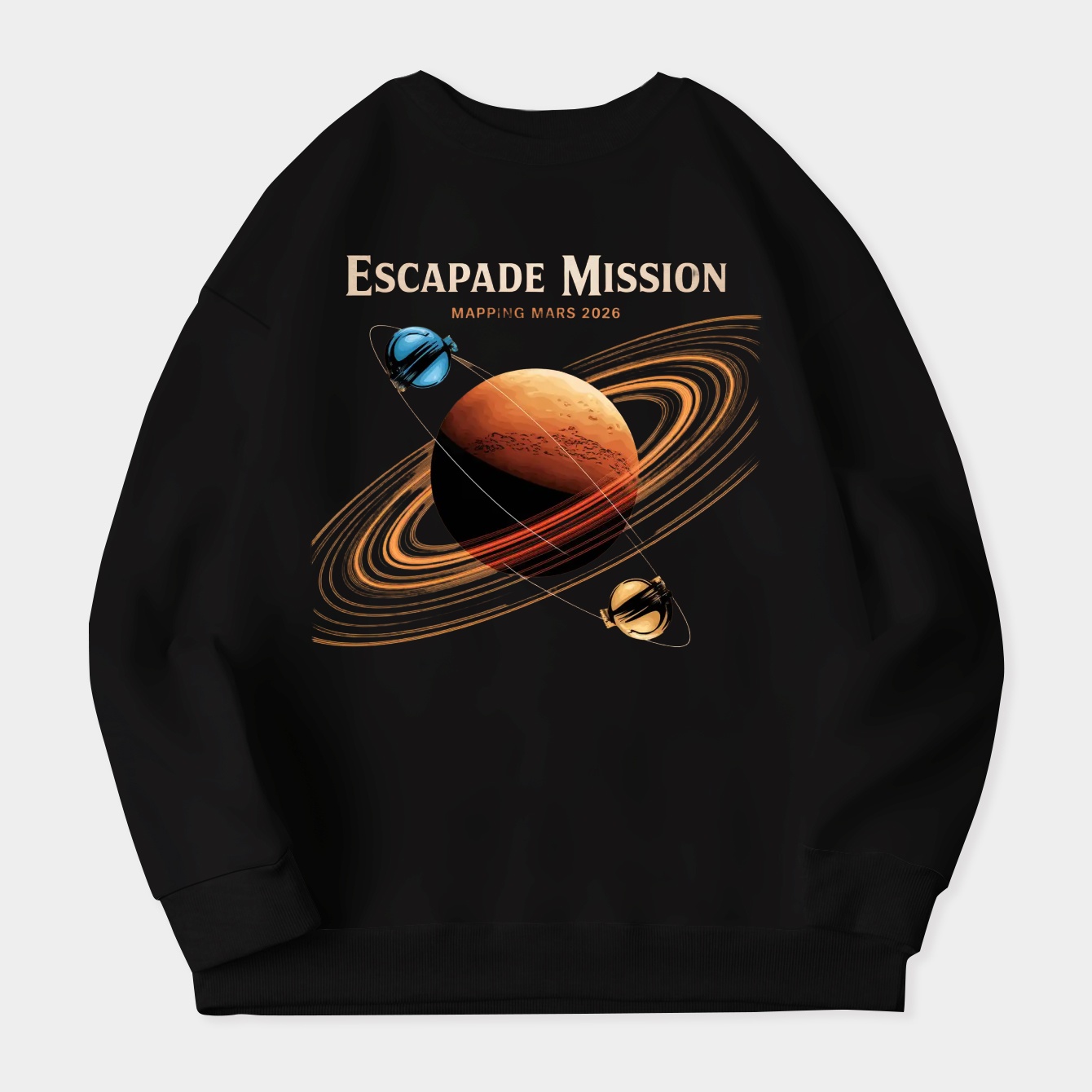 ESCAPADE Mission: Mapping Mars 2026 Women's Crewneck Sweatshirt