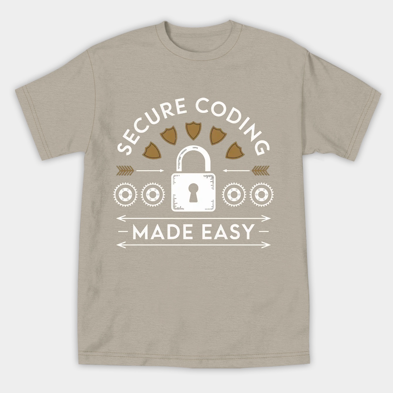 Secure Coding Retro Shield Badge Women's Athletic Performance T-Shirt