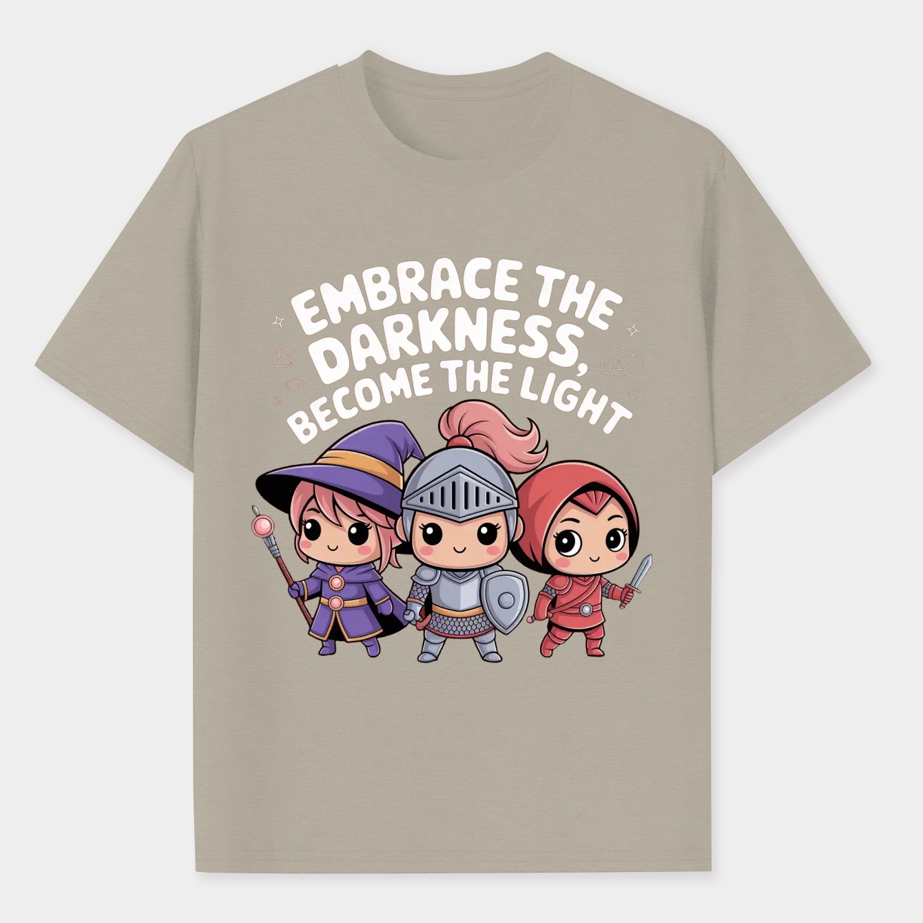 Chibi RPG Heroes: Light and Shadow Men's Performance Athletic T-Shirt