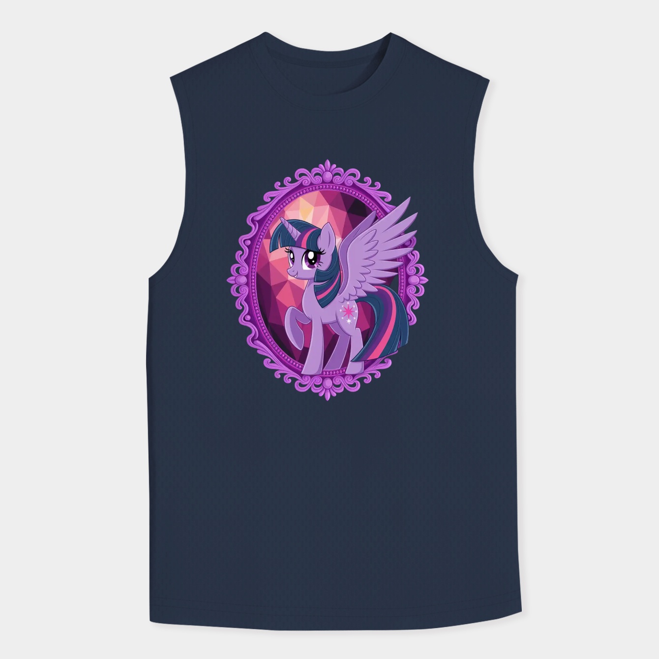 Twilight Sparkle Mirror Frame Men's Tank Top