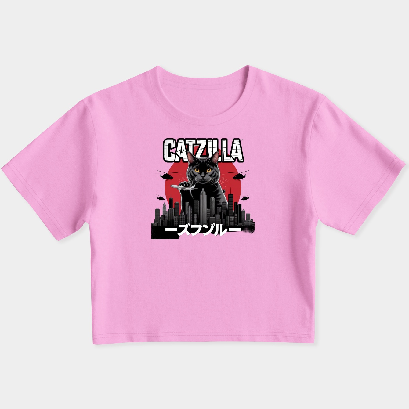 Catzilla Women's Slim Fit Baby Tee