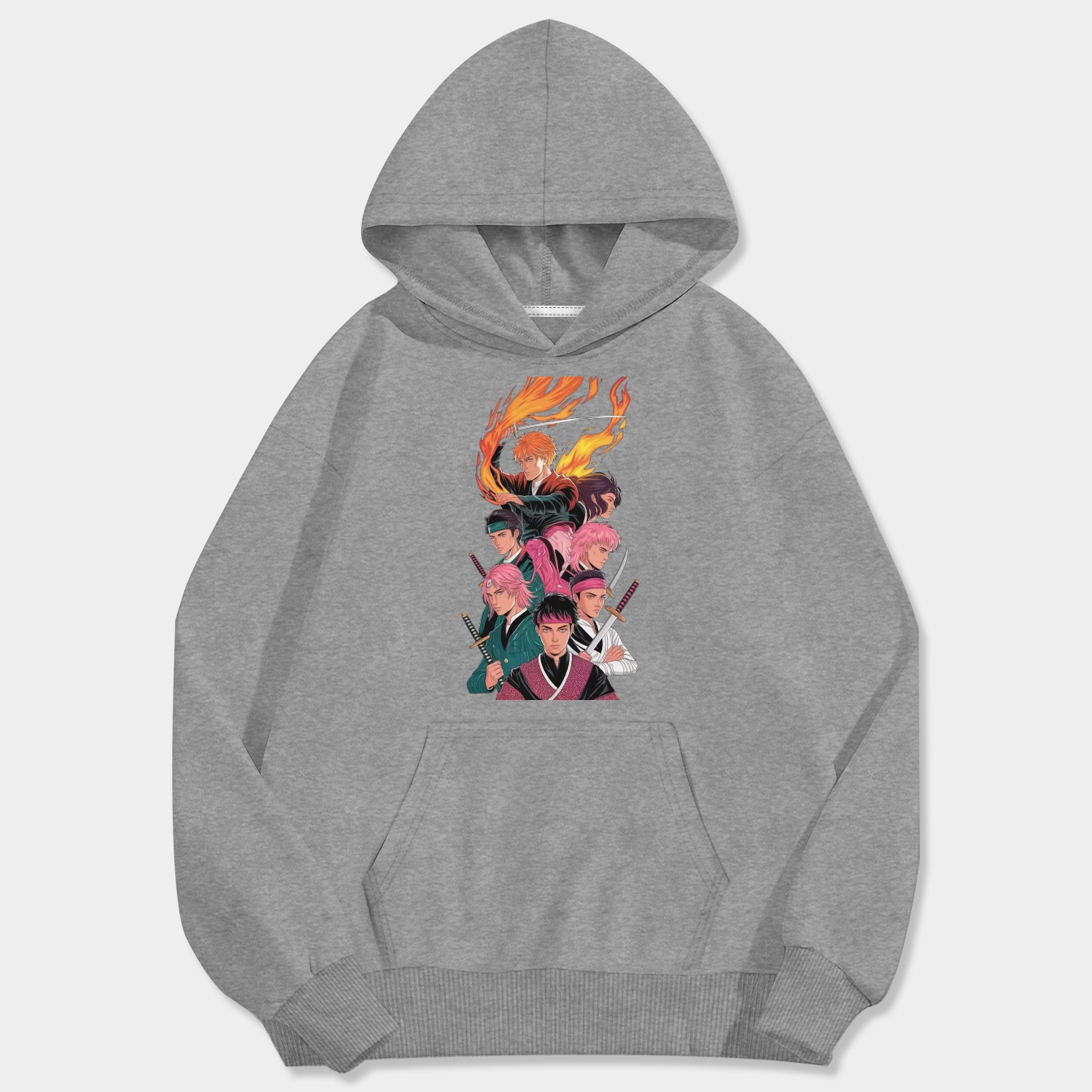 Hashira Demon Slayer Men's Big & Tall Hoodie