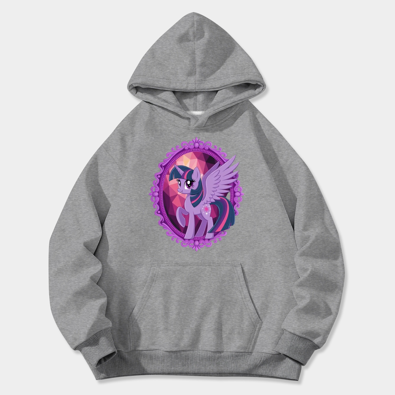 Twilight Sparkle Mirror Frame Women's Plus Size Hoodie