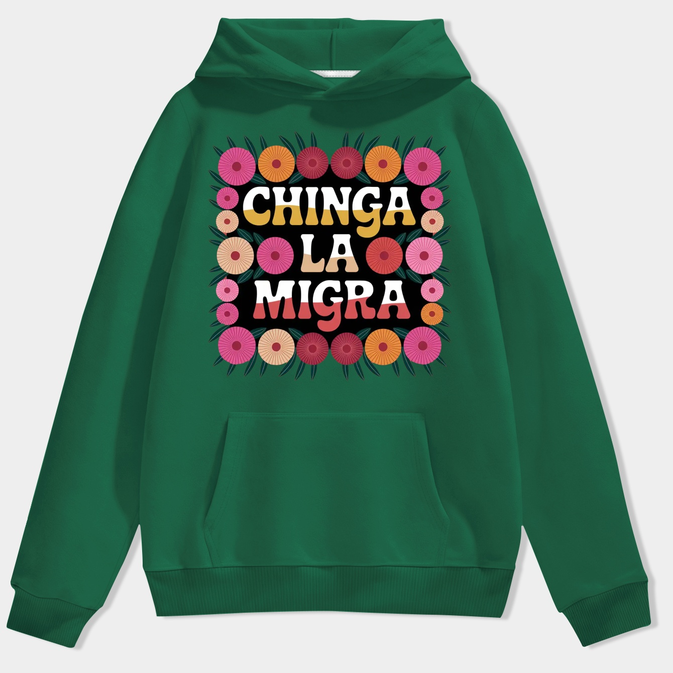 chinga la migra Men's Hoodie