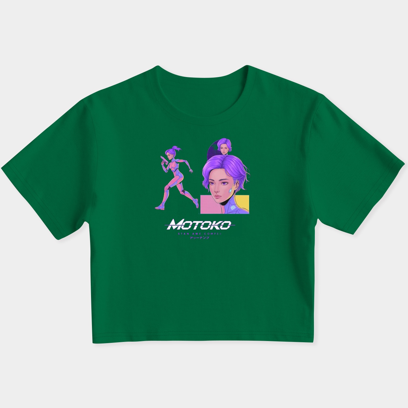 Ghost in the Shell Motoko Schematic Women's Slim Fit Baby Tee