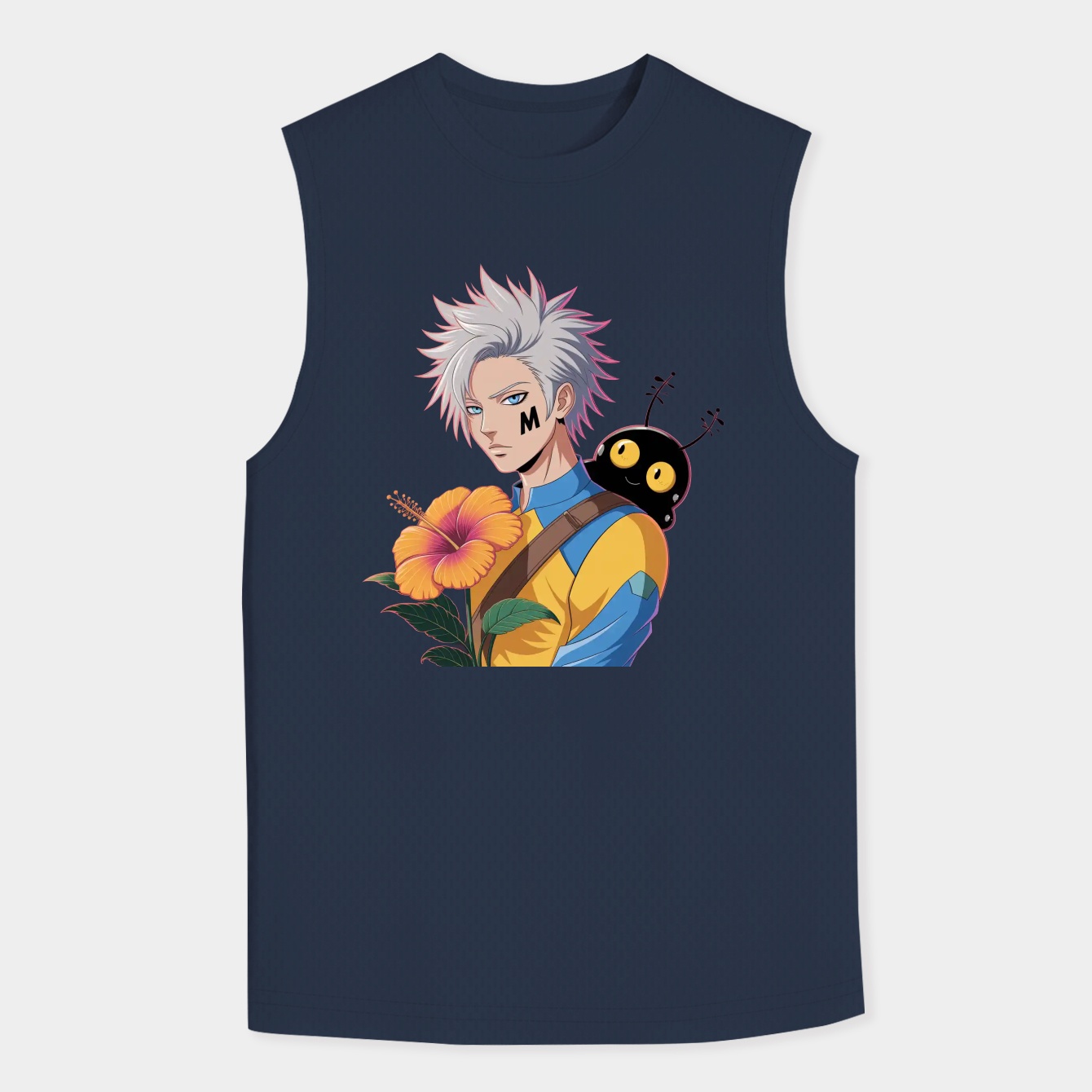 riku anime floral character
