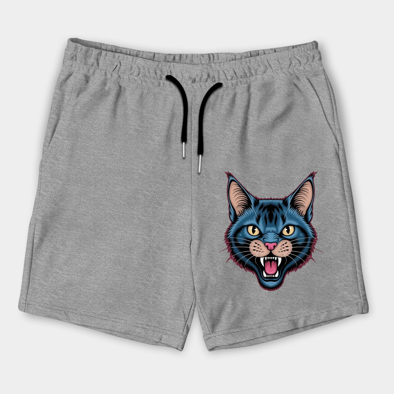 ThrillerCat Fierce Expression Men's Shorts