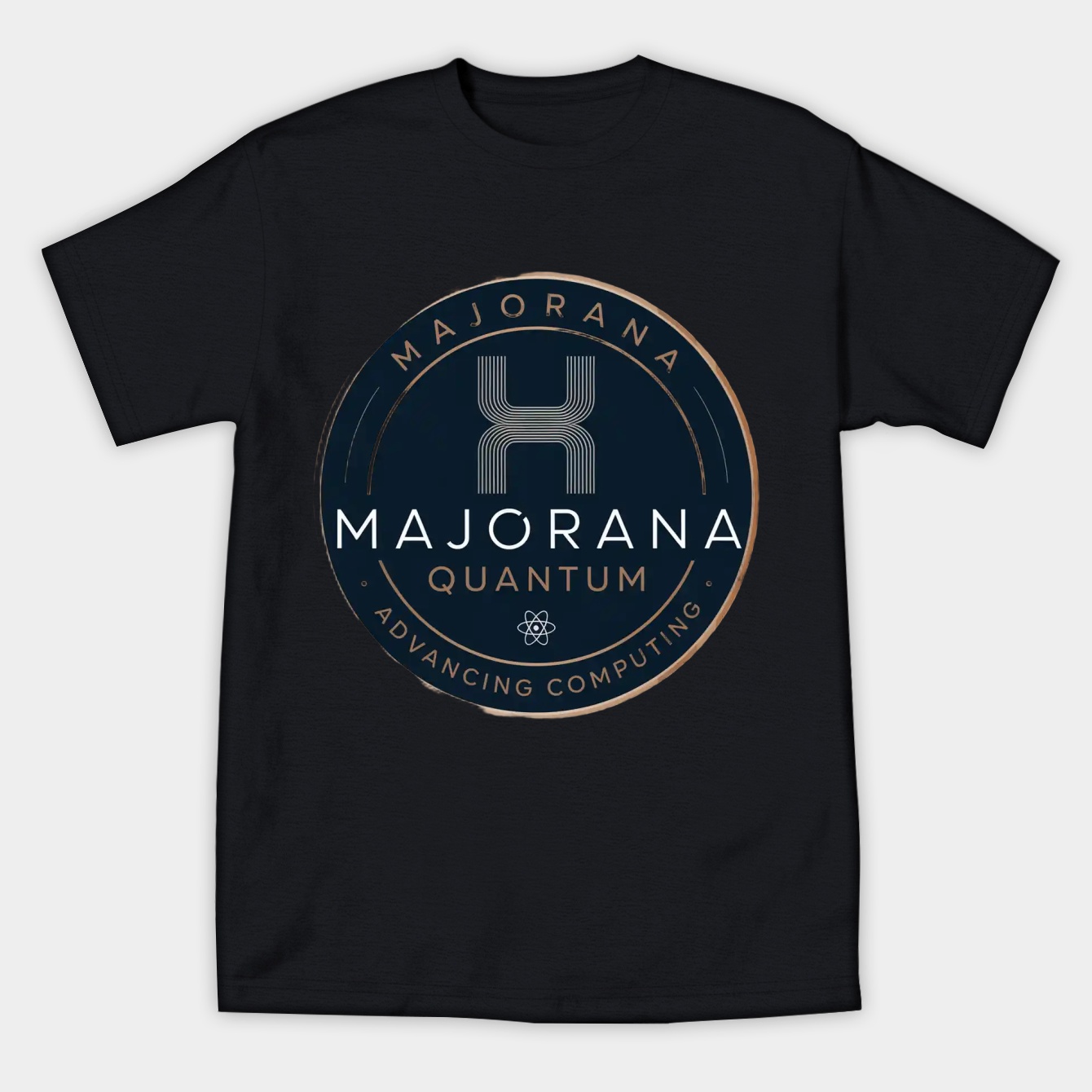 Majorana Quantum Computing Emblem Women's Athletic Performance T-Shirt