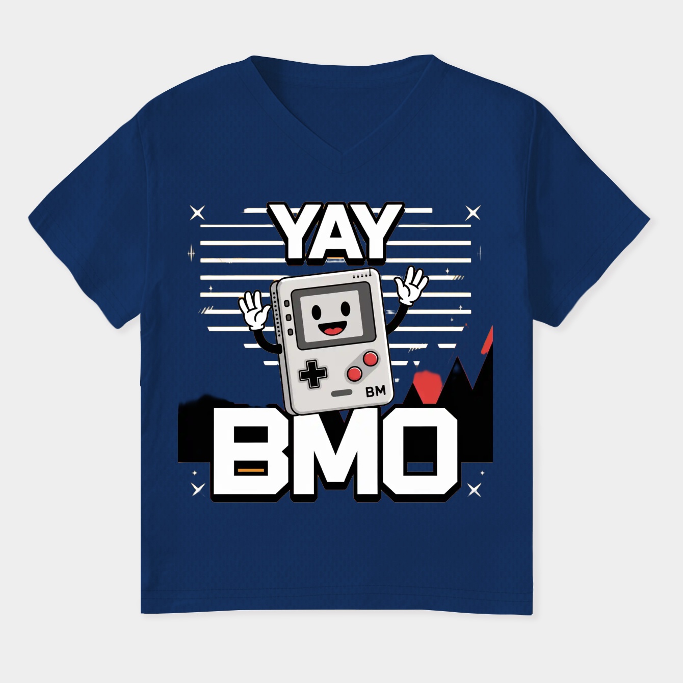 Adventure Time BMO Women's Plus Size V-Neck T-Shirt