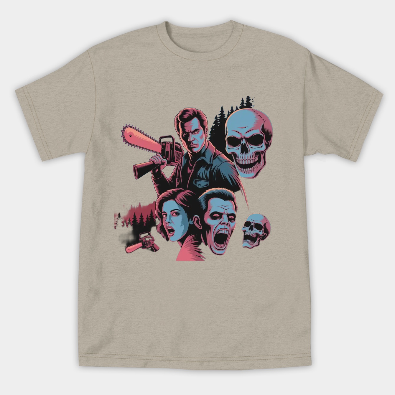 Evil Dead 2 Poster Women's Athletic Performance T-Shirt