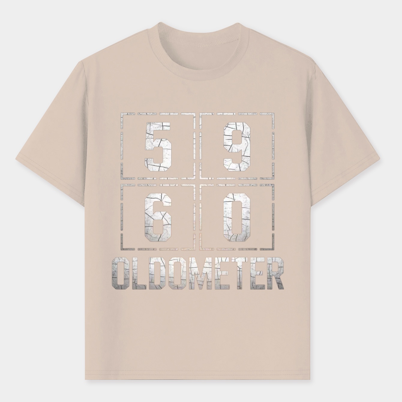 Oldometer 59-60 Oldometer 60 Men's T-Shirt