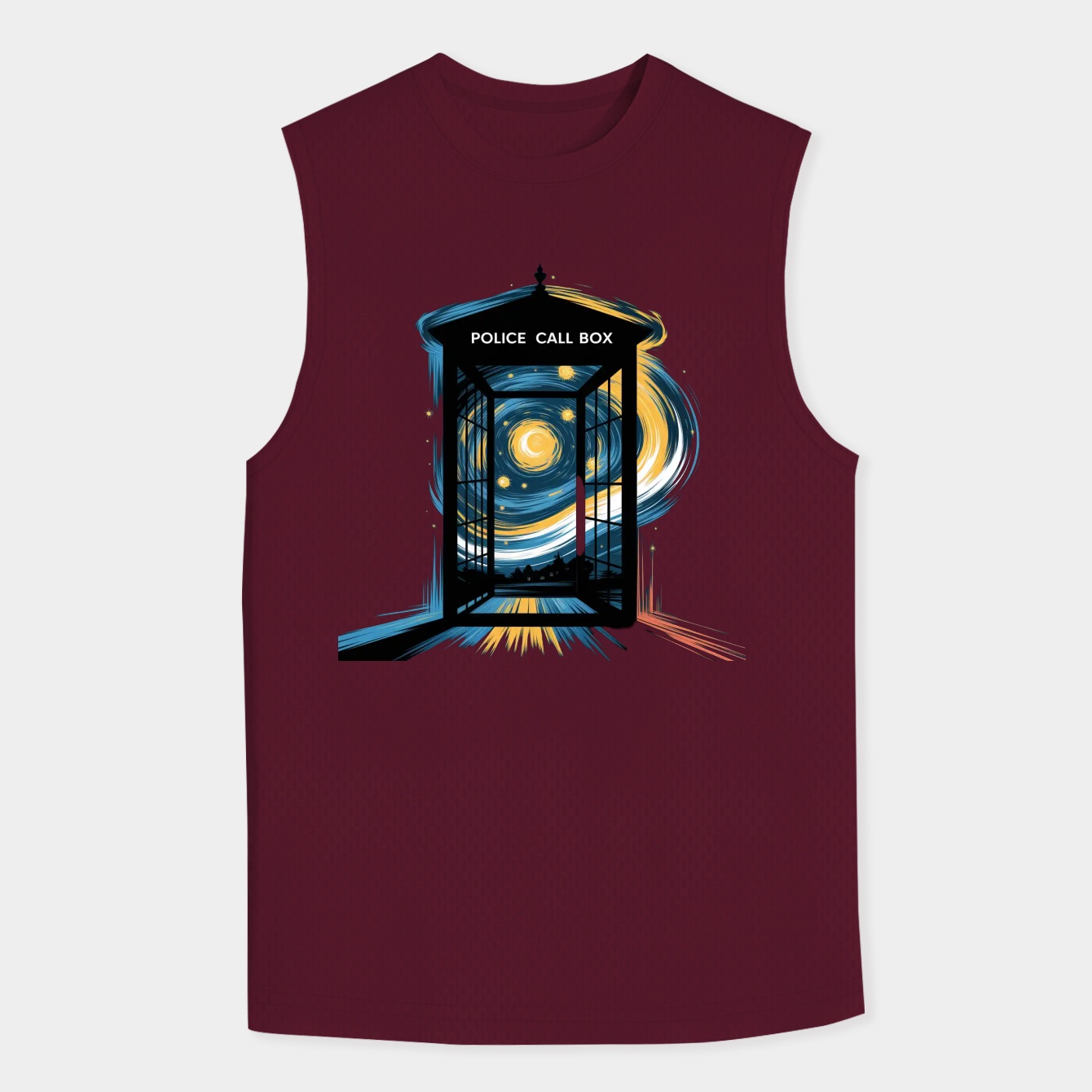 Doctor's Starry Night Men's Tank Top