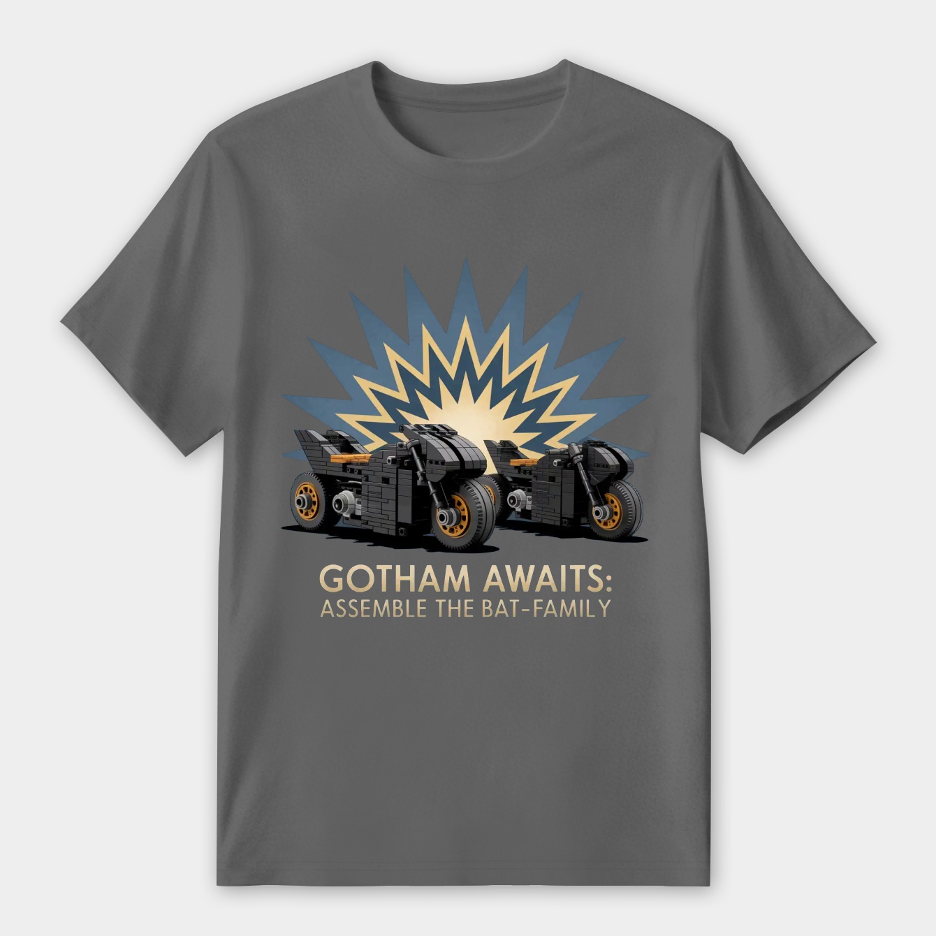 Gotham Awaits: Assemble the Bat-Family Women's Premium Soft T-Shirt