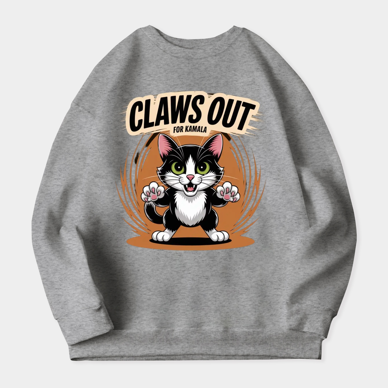Claws Out For Kamala Women's Plus Size Sweatshirt