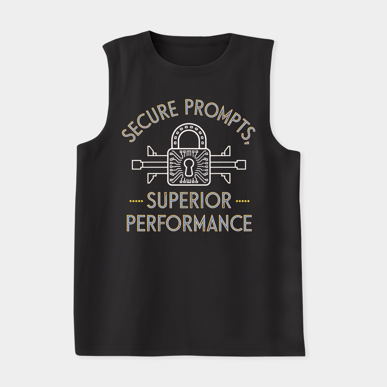Secure Prompts Tech Lockup Women's Soft Tank Top