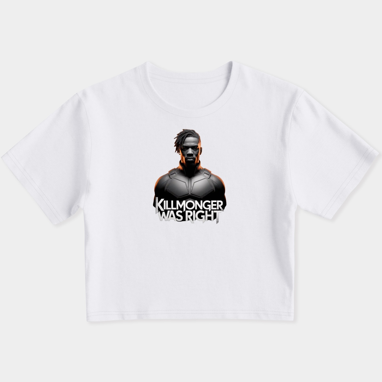 Killmonger was right Women's Slim Fit Baby Tee