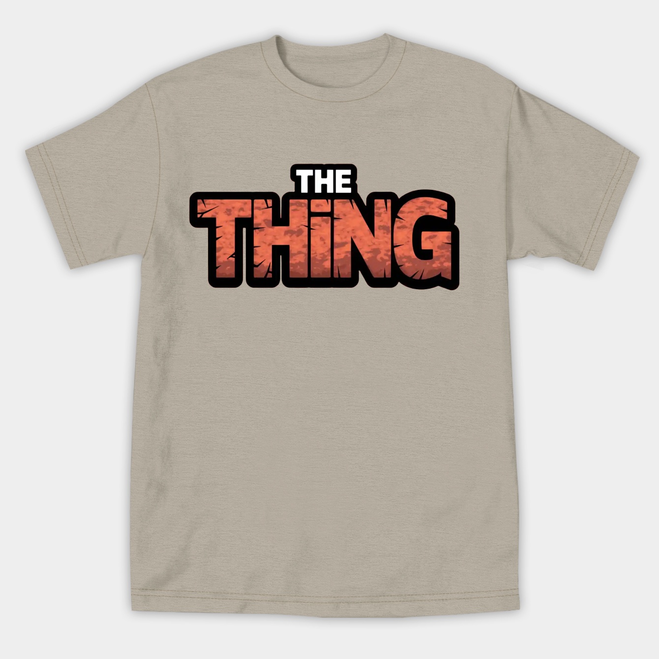 The Thing Bold Text Design Women's Athletic Performance T-Shirt